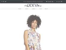Tablet Screenshot of odeya.com.au
